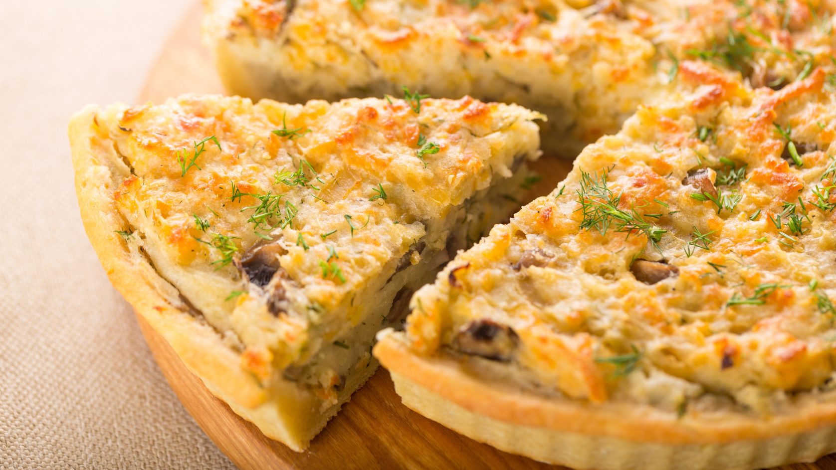 Recept met Spinazie en Feta Quiche